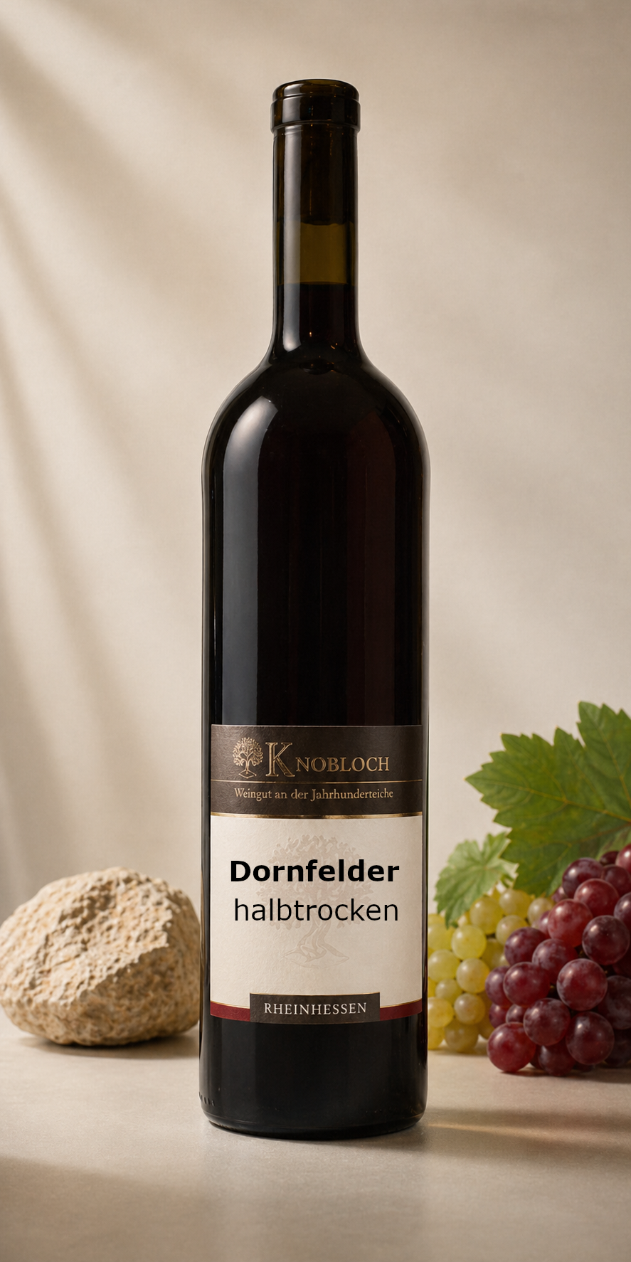 <br>Artikel-Nr.: 2<br> 2024er Dornfelder Qualitätswein  halbtrocken 0,75l<br>