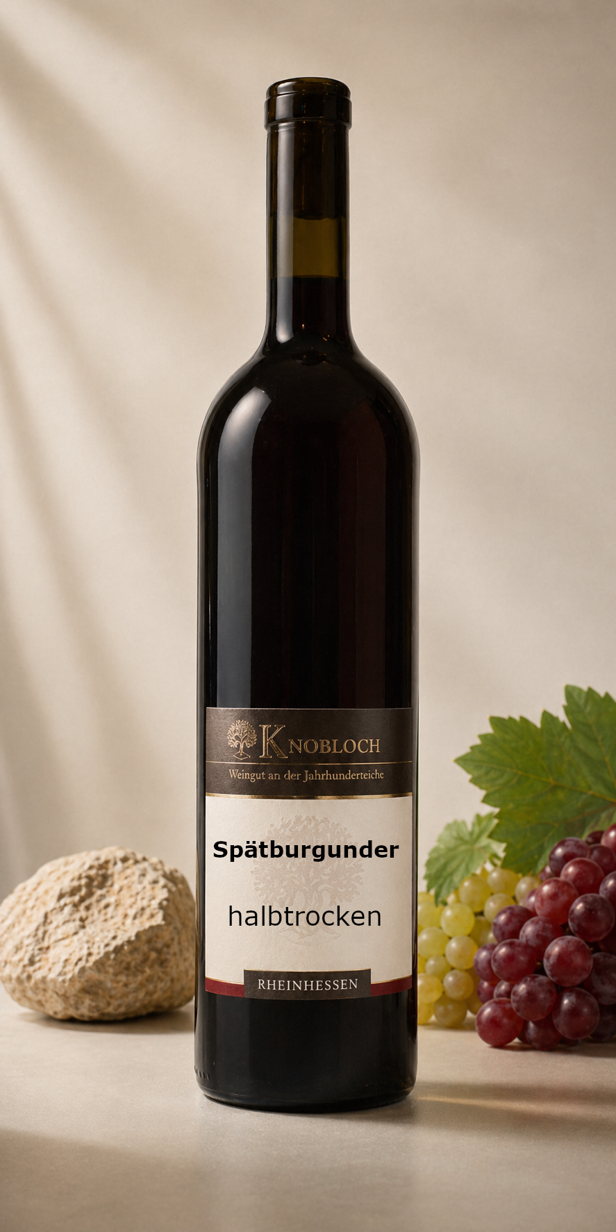 <br>Artikel-Nr.: 8<br> 2024er Spätburgunder Qualitätswein  halbtrocken 0,75l<br>
